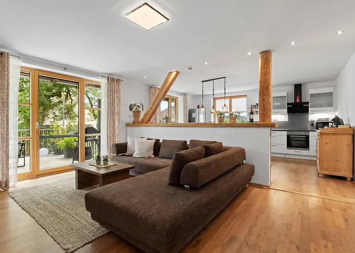 아파트 Fe Wo Brunnen - 120 Qm - Ruhige Lage - Viel Natur- Komfortabel - Grosser Balkon Und Garten - 3d Rundgang Verfuegbar 메밍겐