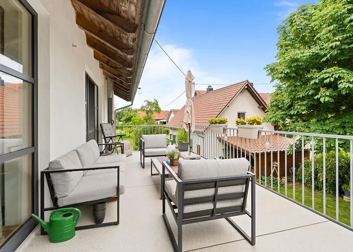 아파트 Fe Wo Brunnen - 120 Qm - Ruhige Lage - Viel Natur- Komfortabel - Grosser Balkon Und Garten - 3d Rundgang Verfuegbar